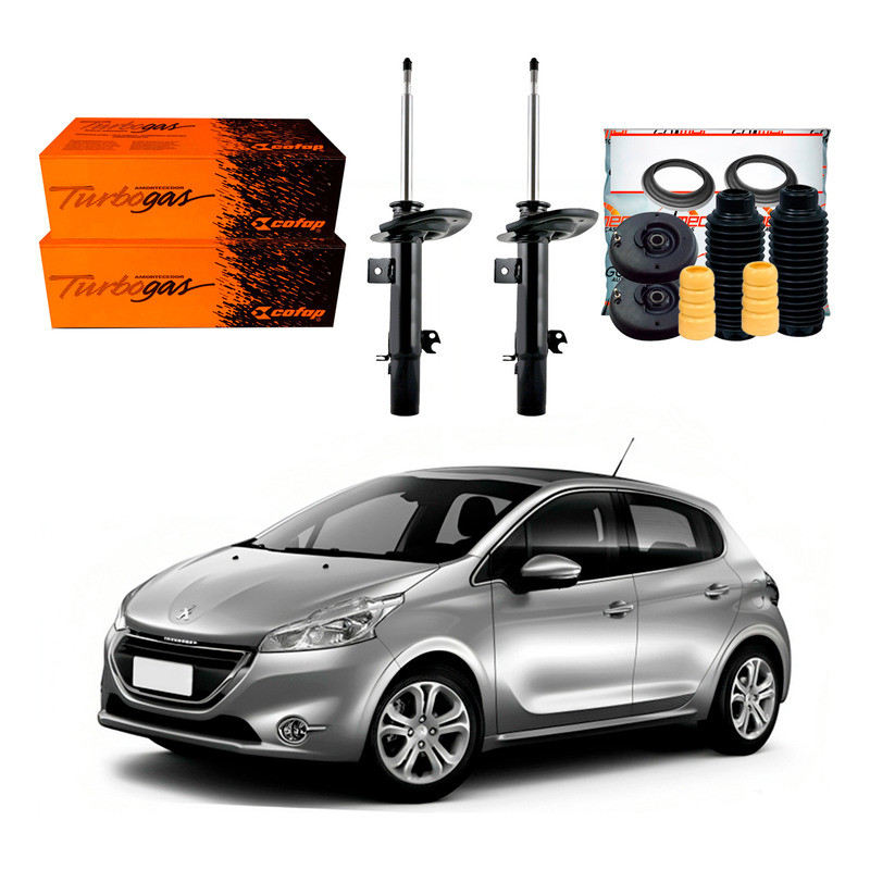 Kit Amortecedor Dianteiro, 208 1.5 1.6 Manual 2013 A 2016