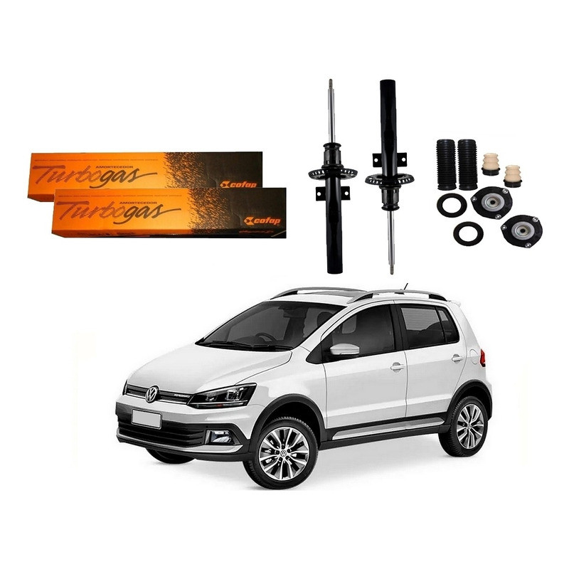 Kit Amortecedor Dianteiro. Crossfox 1.6 2015 A 2019 em Oferta na Shopee