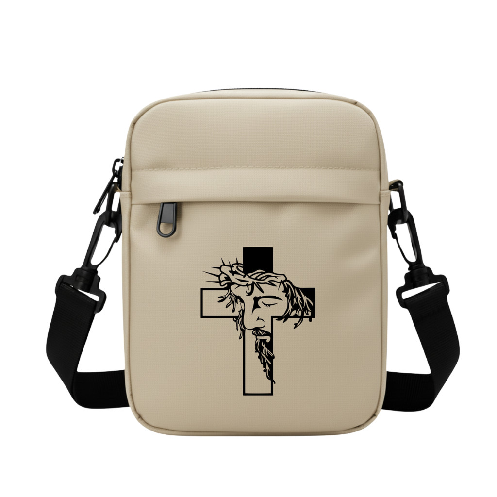 Bolsa Transversal Cristo Fé Jesus Shoulder Bag Lisa Tiracolo Pochete Unisex Mini Masculina e Feminina em Oferta na Shopee