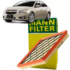 Filtro Ar GM Chevrolet Cruze 1.8 16V - 2011 a 2016 (Mann C26108)