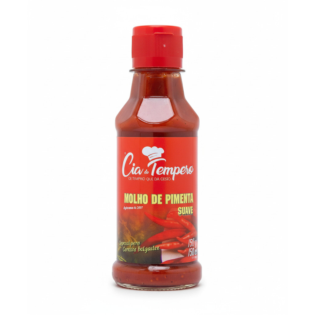 Molho Pimenta Suave - CIA DO TEMPERO