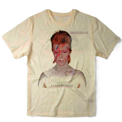 Camiseta Algodao David Bowie Aladdin Sane Rock Unissex