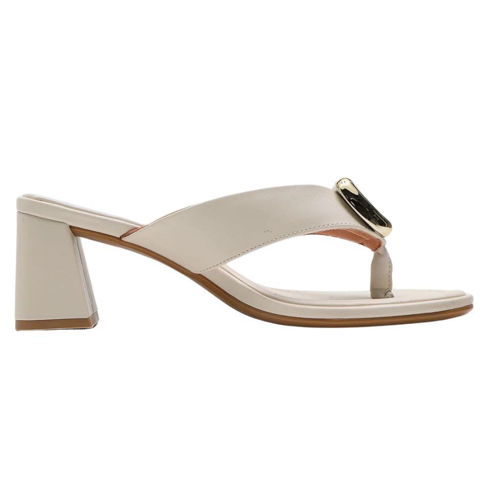 Tamanco Vizzano Feminino Branco Pedraria Elegante Casual em Oferta na Shopee