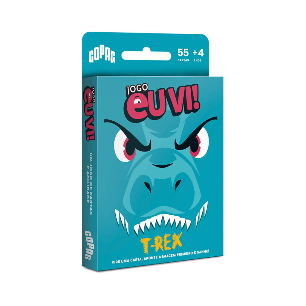 Jogo Eu Vi! T-Rex com 55 Cartas Copag - 36478 em Oferta na Shopee