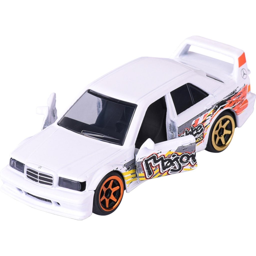 Miniatura - 1:64 - Mercedes-Benz 190E 2.5-16 Evo II - Graffiti - Majorette 8504100002