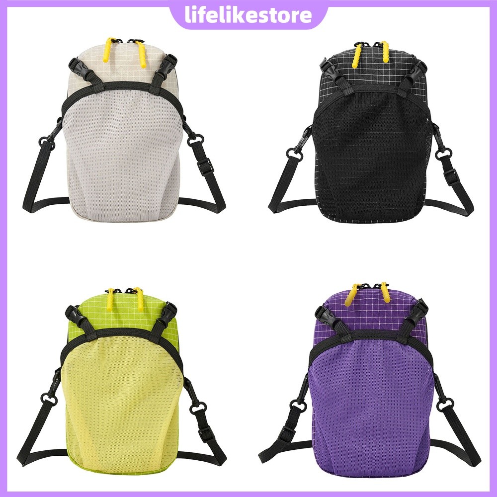 Bolsa Para Garrafa De Água Com Bolso Embutido Telefone Trekking Camping Equipamento De Mochila Leve [lifelikestore.br]