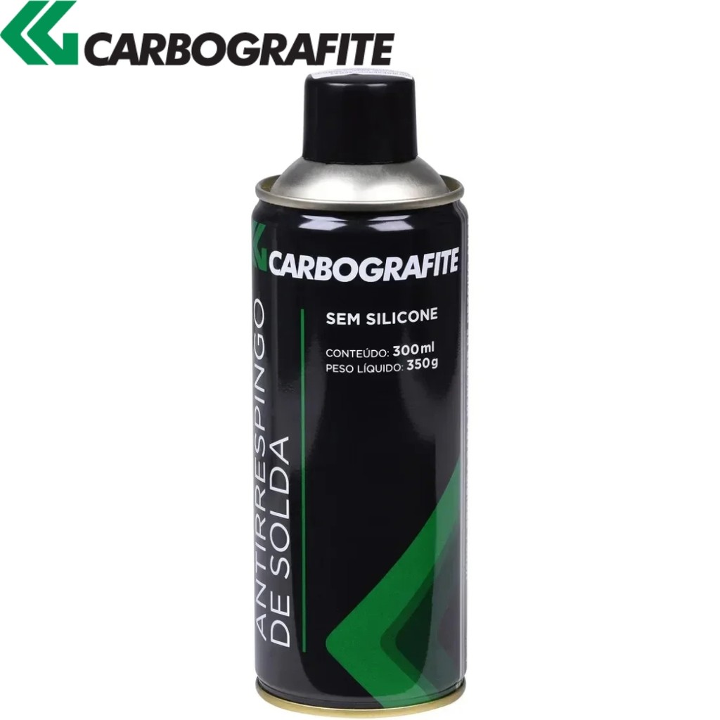 Spray Anti Respingo de Solda 300Ml Sem Silicone Carbografite