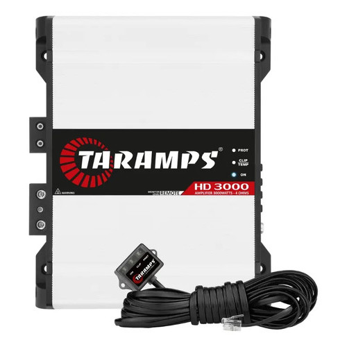 Modulo Taramps Hd 3000 4 Ohms Amplificador 3000w Bass Boost Som Automotivo Carro Caminhonete Paredão Potencia Hd3000 