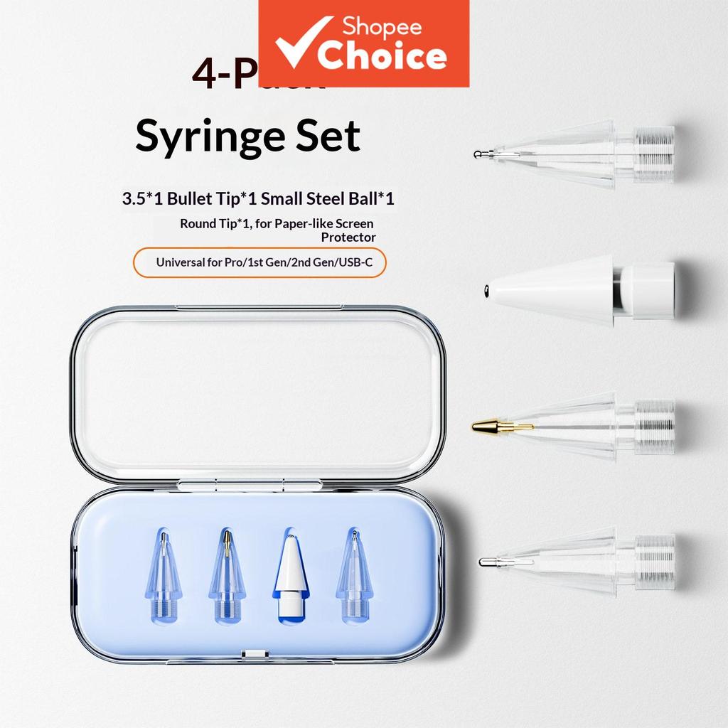 Pontas De Substituição Para Apple Pencil 1a 2a Geração Pro Caneta Stylus Ponta De Agulha Resistente Ao Desgaste Amorteci