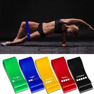 Kit 5 Elástico para Exercícios Original  Mini Band Elástico de Exercício Crossfit Fisiote…