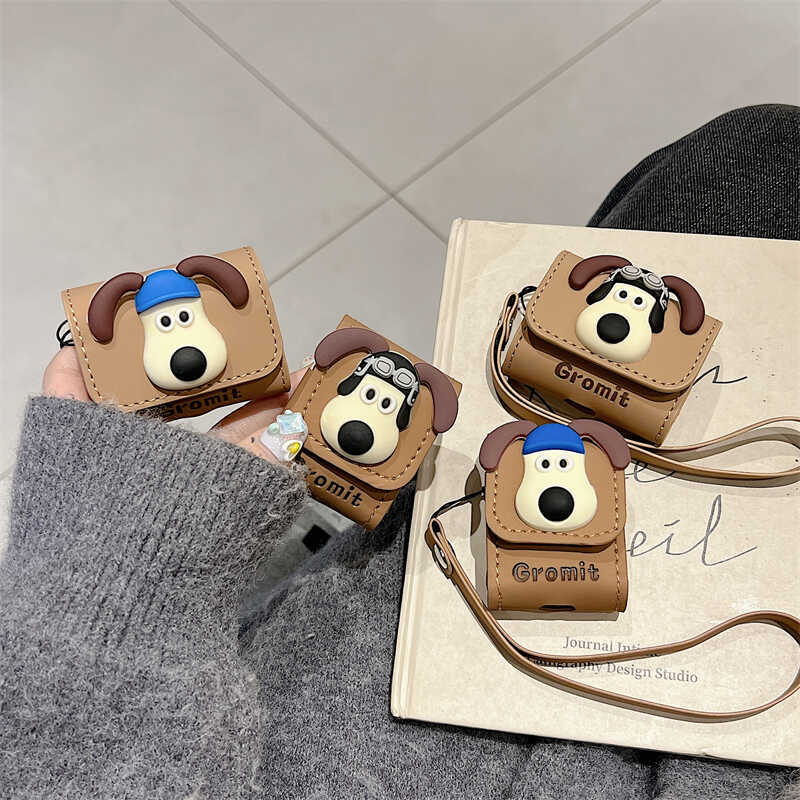 Desenhos animados cão de orelhas compridas fone de ouvido Bluetooth escudo adequ