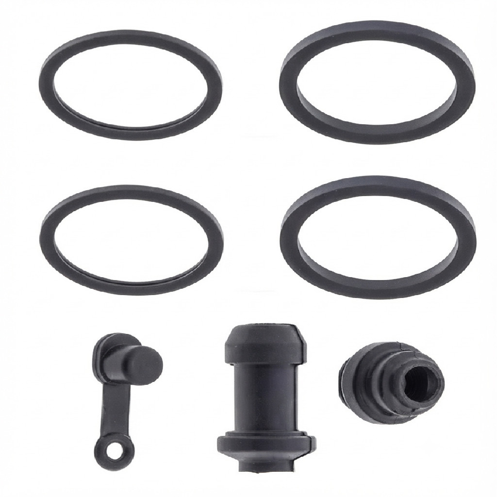 Kit Reparo Pinça de Freio Dianteira Motobor Anéis Tampa Sangrador Bucha Moto CG 150 Titan CBX 250 Bros 150 Fazer XTZ 125