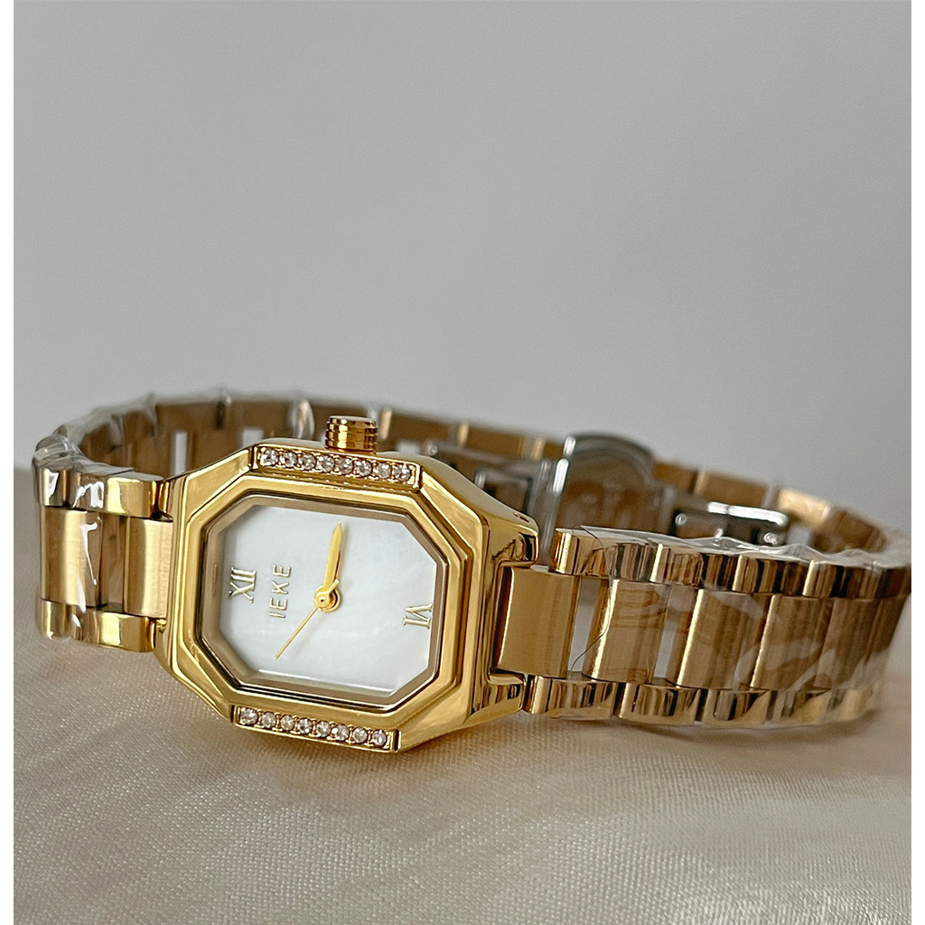 Relógio de alta qualidade com pulseira de aço madrepérola, relógio feminino leve, luxo, Medieval, elegante, Qu