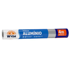 Papel alumínio Wyda 4m x 30cm