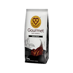 3 Corações Café torrado e moído dark roast gourmet 250g