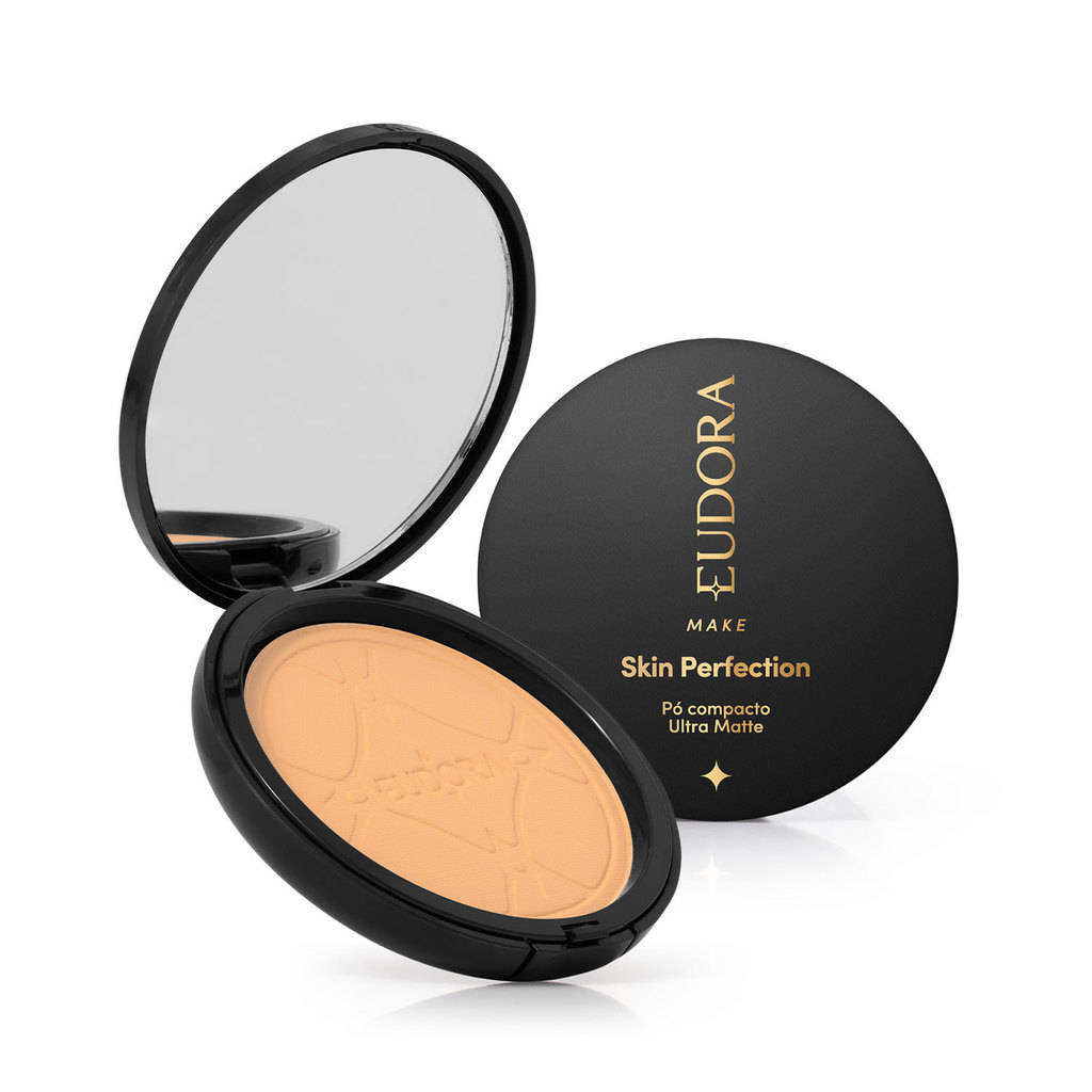 Pó Compacto Ultra Matte Eudora Make Perfect Skin Cor 270 10g