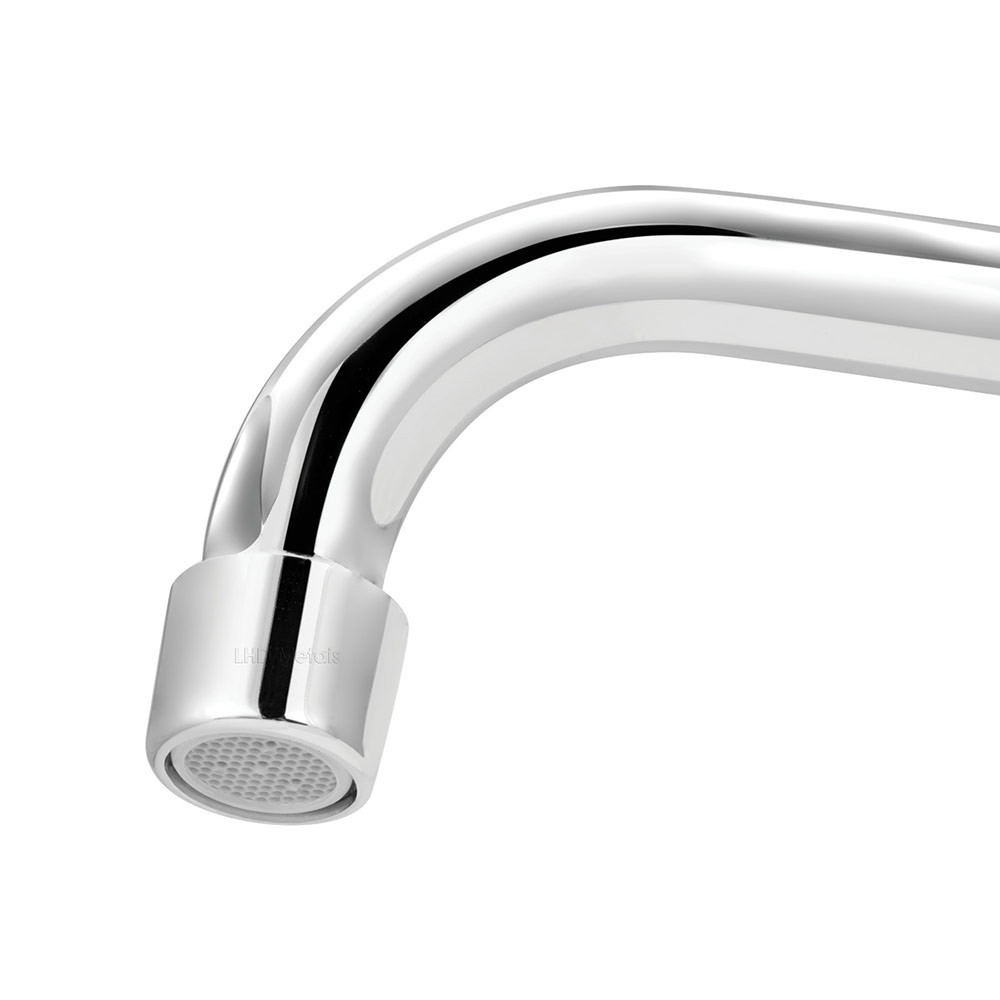 Torneira Cozinha Parede Tubo Baixo Bica Movel 1/4v Agua Quente Fria Gourmet — imagem 2 de 2