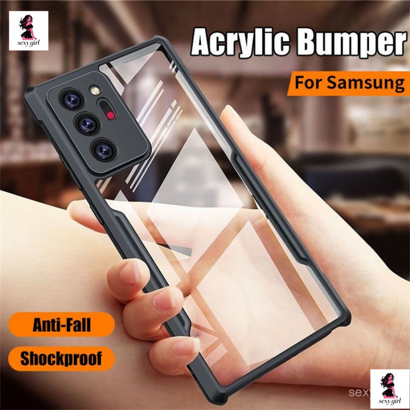 Capa protetora de acrílico à prova de choque adequada para Samsung Galaxy A07 A17 A37 A57 A27 A16 A26 A36 A56 A17 A15 A2