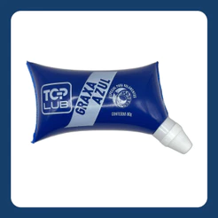 Graxa Azul 80g Alta Resistência à Água para Rolamentos com Bico Aplicador TopLub