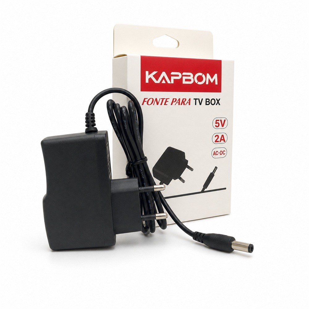 Fonte de Alimentação Kapbom 5V 2A para TV Box KAP 1181 / KV