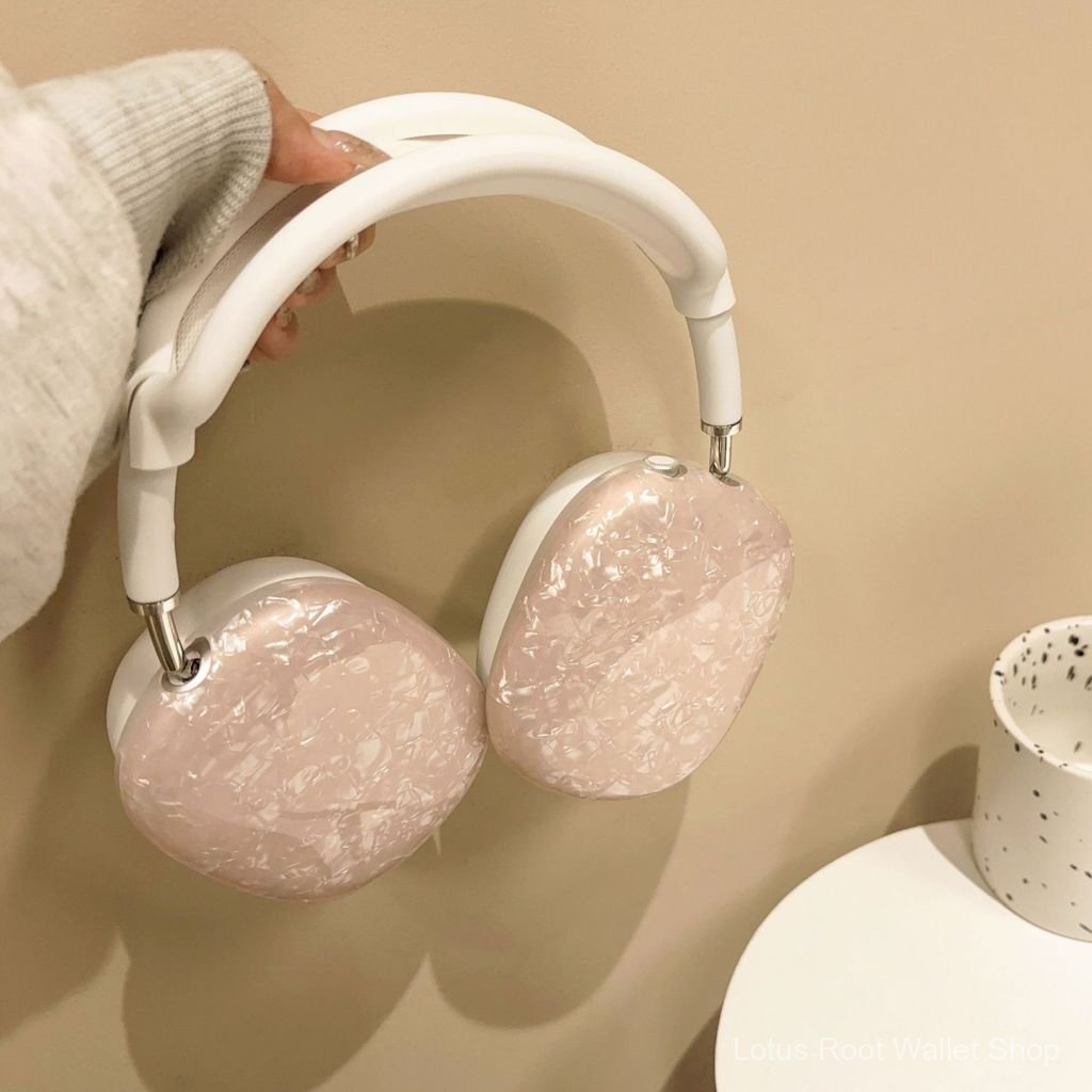 Adequado para capa protetora com padrão de concha para AirPods Max, protetores a
