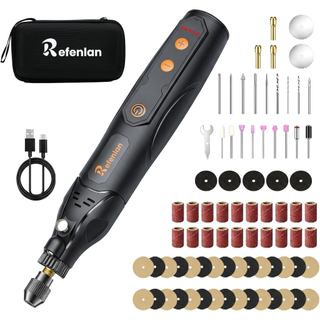 Mini Ferramenta Rotativa Sem Fio, 5 Velocidades Variáveis 23000RPM, Bateria de 2000mAh, Carregamento Tipo-C, Kit de Ferr
