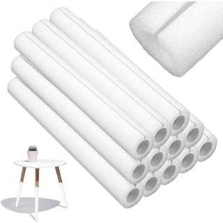 12 Peças de Tubo de Espuma com Abraçadeira, 15,7 x 1,8 Polegadas de Diâmetro Externo, 1 Polegada de Diâmetro Interno, Ca