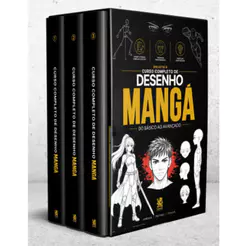 Curso Completo de Desenho Mangá | Box com 3 Livros