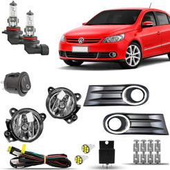 Kit Farol Milha Gol/saveiro/voyage G5 2009 2010 11 12 13