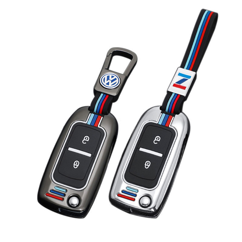 [Presente de Luxo] Capa para Chave de Carro VW para Amarok Saveiro G6 G7 Gol Polo Fox Golf Bora 123