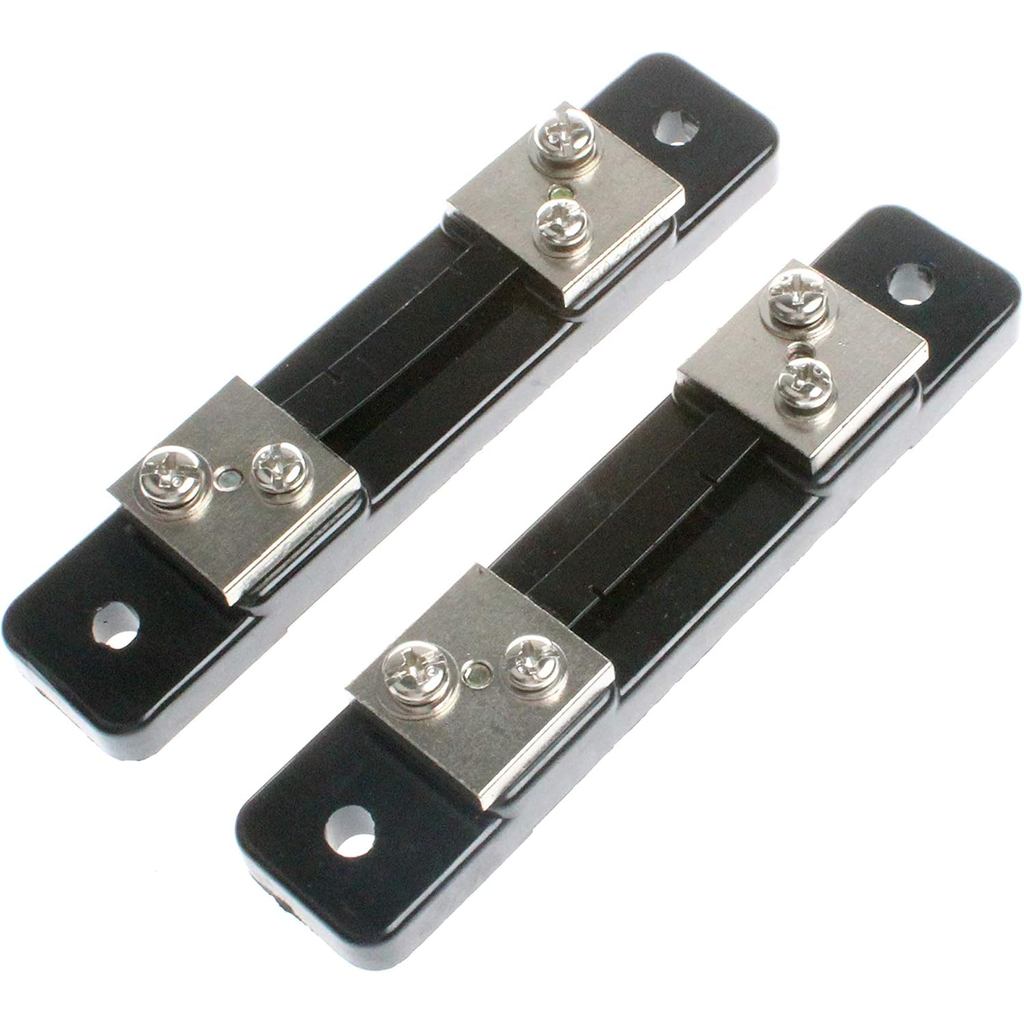 Resistor de Derivação Metálico NOYITO 30 Amps 75mV para Amperímetro Analógico (Pacote com 2)