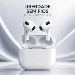 Fone Bluetooth Pro5 Premium | Imersão Total c Cancelamento Ruído Qualidade Superior p iPhoneAndroid