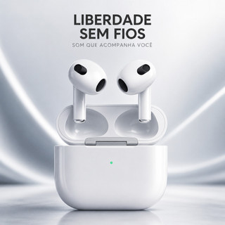 Fone Bluetooth Pro5 Premium | Imersão Total c Cancelamento Ruído Qualidade Superior p iPhoneAndroid