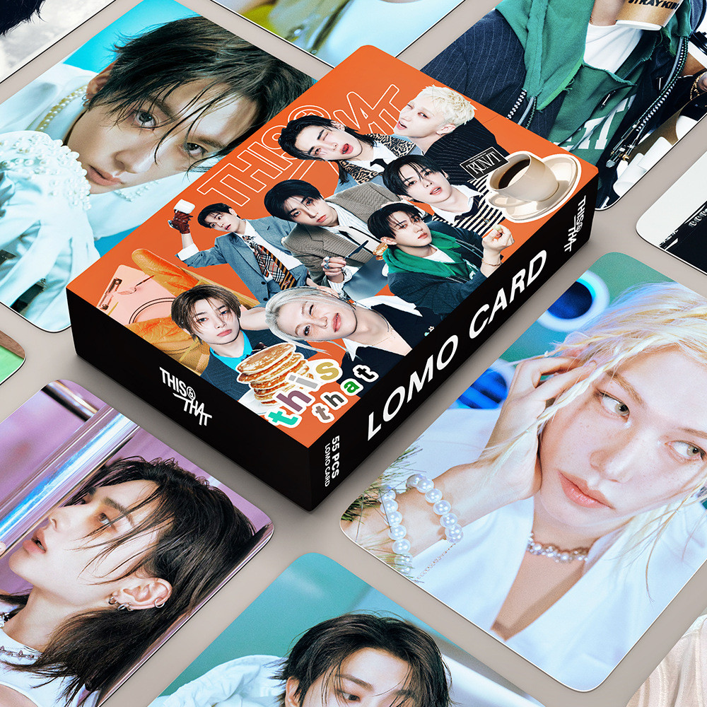 KPOP 55pcs/box SK Photocards THIS THAT RUIT KPOP LOMO Card Collection Card