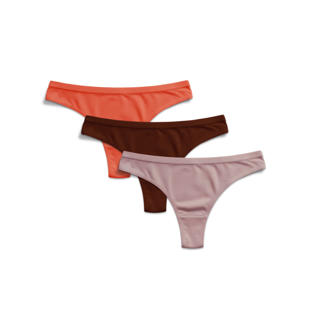 Kit 3 Calcinhas Tanga Hoahi Premium Poliamida