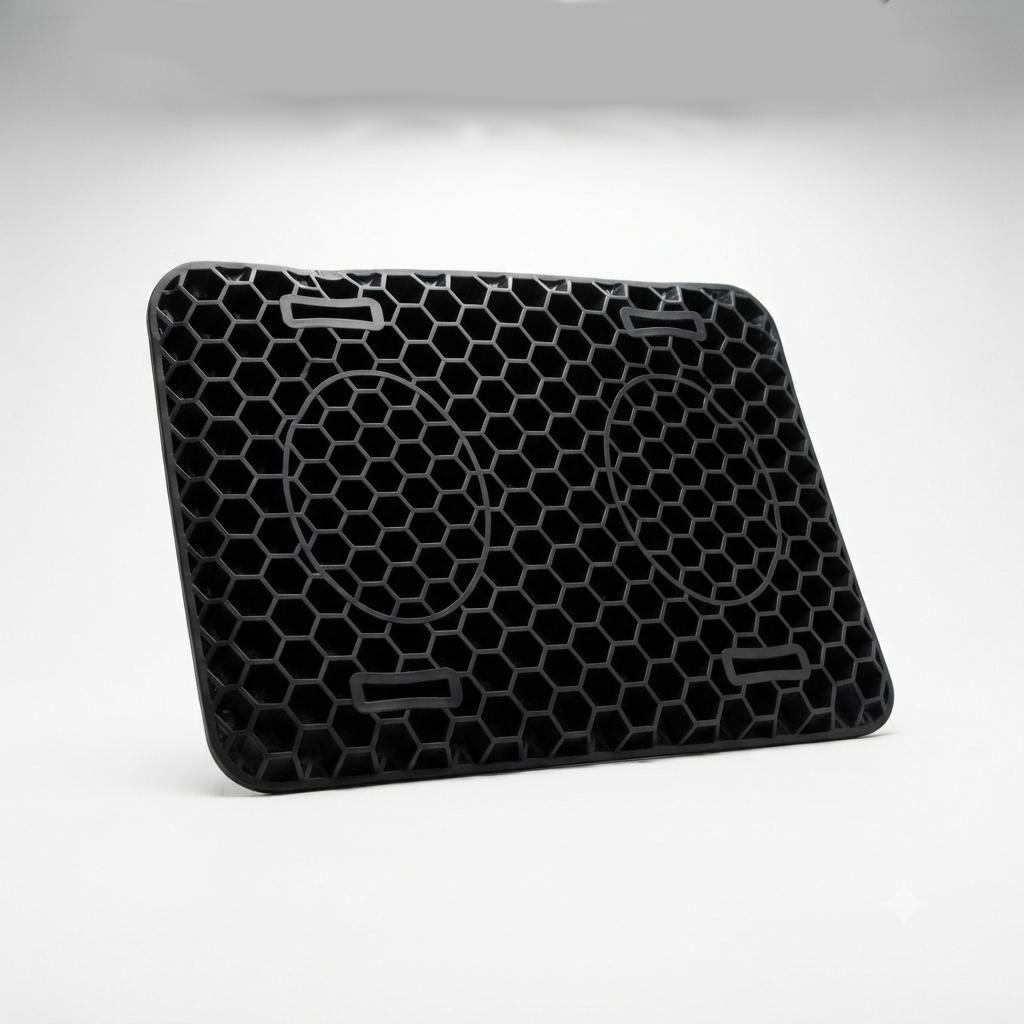 Almofada Gel TPE Colmeia Banco Moto Pillion 22x29 Conforto