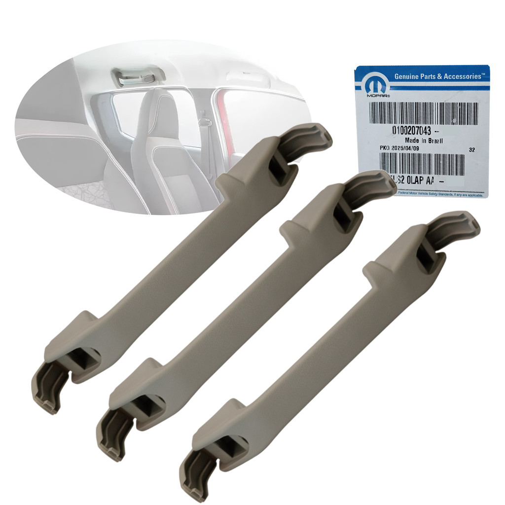 Kit 3 Alça Segurança Teto Original Novo Uno 2011 A 2016