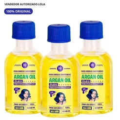 Kit 3 Óleos de Argan Oil - Lola Cosmetics