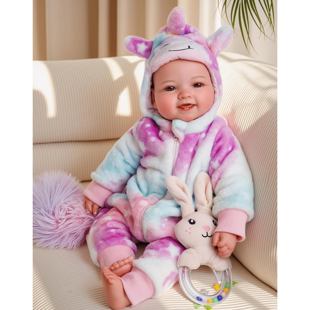 Children's Doll Series - Realistic Baby Dolls 17 inches High with Soft and Cute Bodies - Realistic Doll Series with Vari