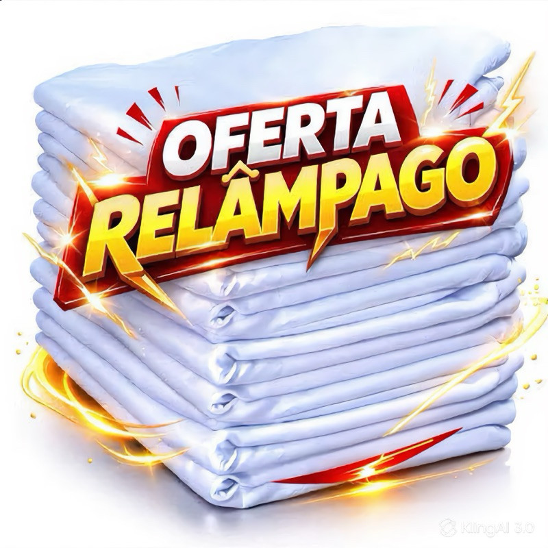 Kits Panos de Prato Legítimo Pé de Galinha  Branco 100% Algodão Com BAINHA