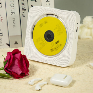 Disco de áudio portátil recarregável Plug-In cd player Tablet álbum cd player sem fio casa Desktop Bluetooth cd player