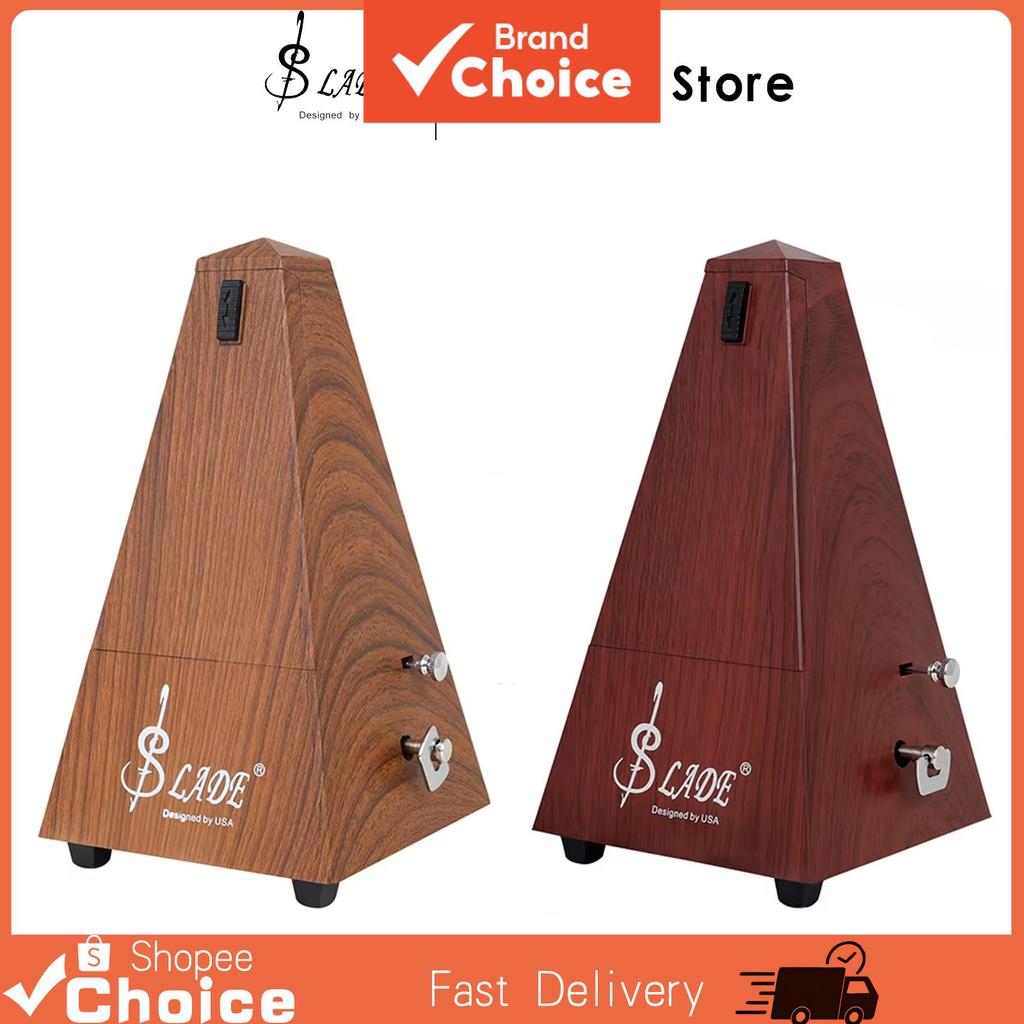SLADE Metrônomo Mecânico Tipo Torre Sino Anel Vintage Para Guitarra Ukulele Piano Instrumento Musical Universal
