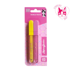 Kit Com 2 Marca Texto Rebecca Bonbon Tons Pasteis