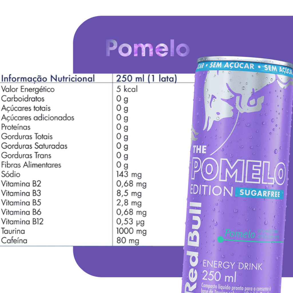 Red Bull Energético Pomelo Sugarfree Lata 250ml · foto 2
