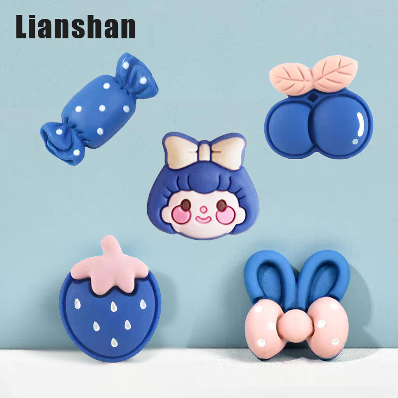 Raquete de tênis amortecedor menina arco morango menina doces dos desenhos animados rosa azul amortecedor amortecimento 