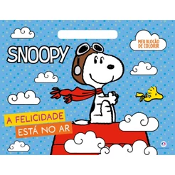 Livro Snoopy - A felicidade está no ar - Meu blocão de colorir