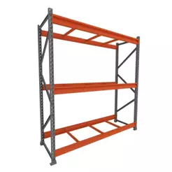 Mini Porta Palete SA Inicial 2,00x1,80x0,60cm, 3 Níveis, 500kg