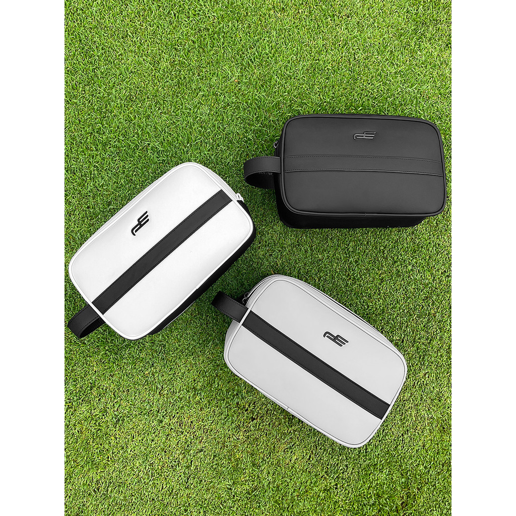 PLAYEAGLE luz de golfe estilo luxo embreagem golfe portátil multifuncional saco couro do plutônio resistente ao desgaste