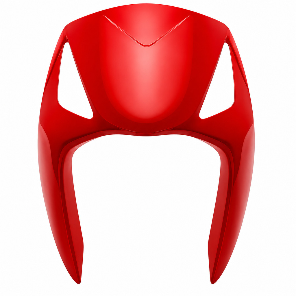 KIT CARENAGEM BIZ 125 08-10 KS/ES - 3 PCS - VERMELHO MACEIO — imagem 2 de 2