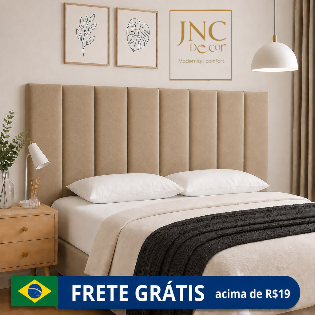 Cabeceira de Cama Box Adesiva Premium Para Cama Casal |Solteiro |Queen| King - Kit Completo - Envio Imediato !!! — imagem 2 de 2